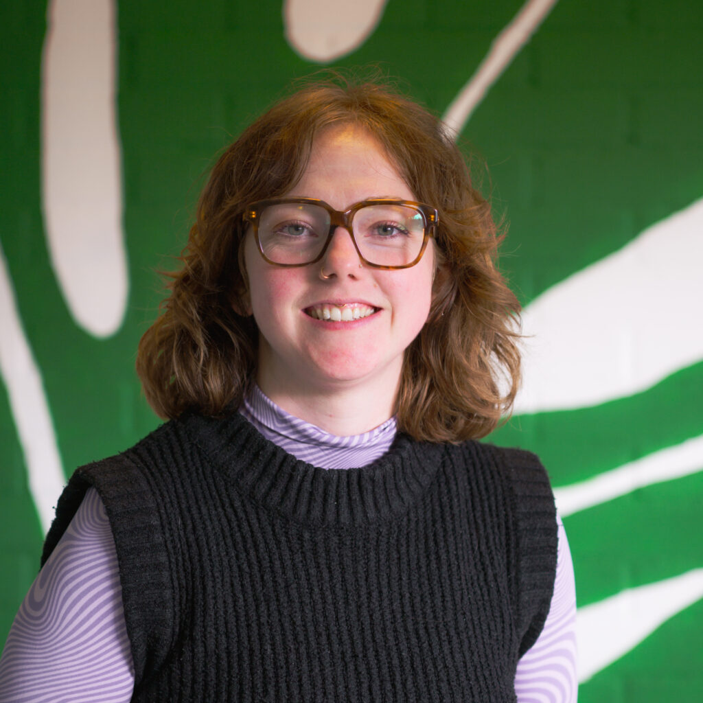 Portretfoto van Juul Huitema, bestuurslid van stichting Vierkante Ogen